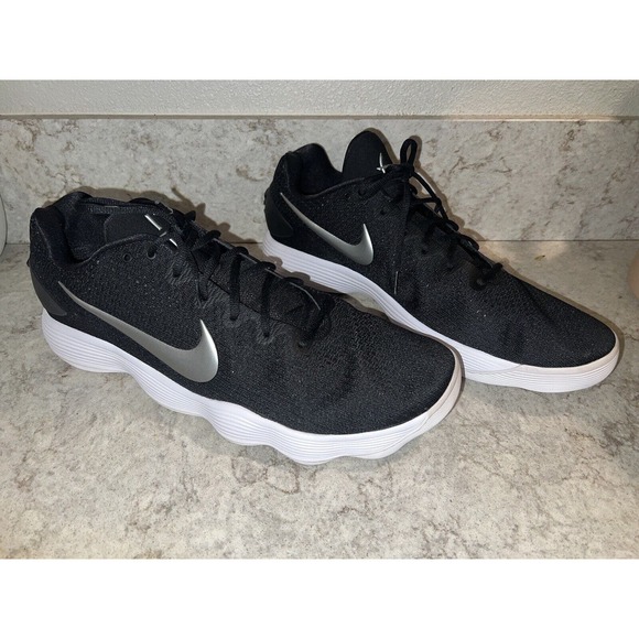 Nike Shoes Hyperdunk Mens 20 2017 Low TB Black White Silver RARE!! - Main Image